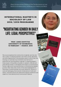 Anne Griffiths: Negotiating Gender in Daily Life: Legal Perspectives.