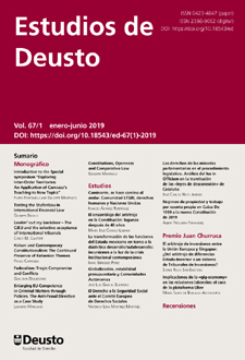 Estudios de Deusto 67(1)