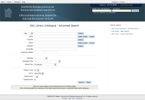 IISL Library online catalog