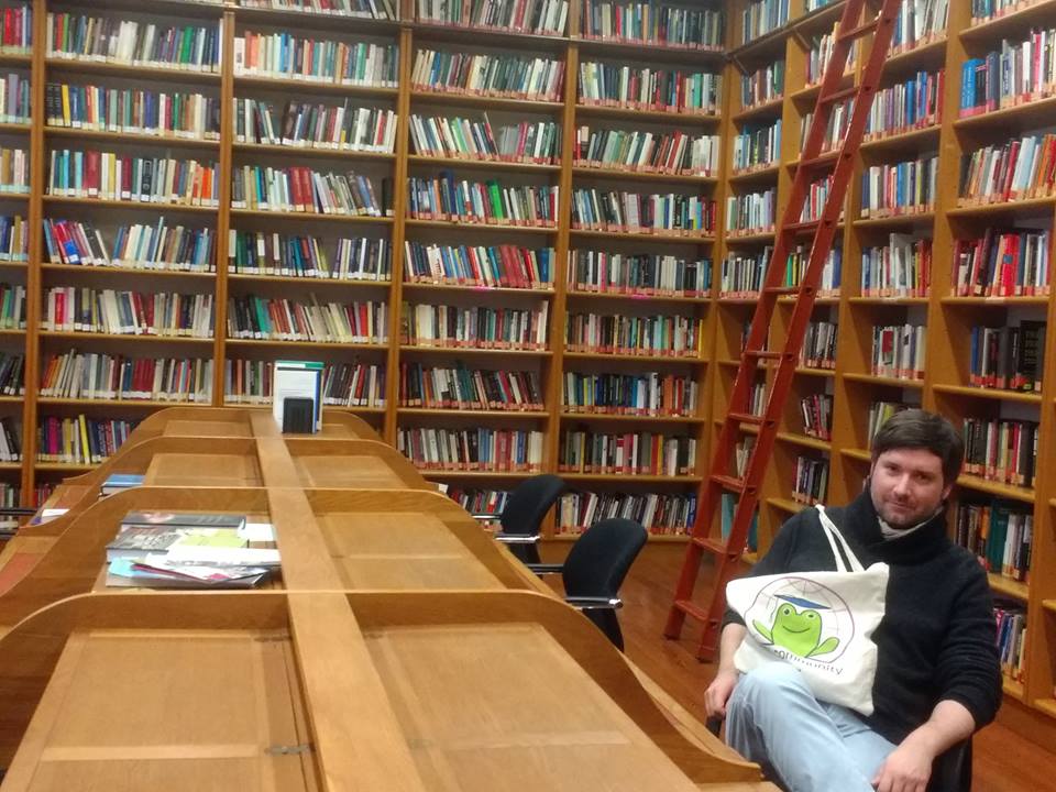 Tomas Ledvinka, at the IISL library.