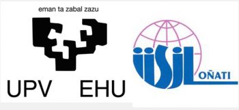 Logotipos de la UPV y del IISJ.
