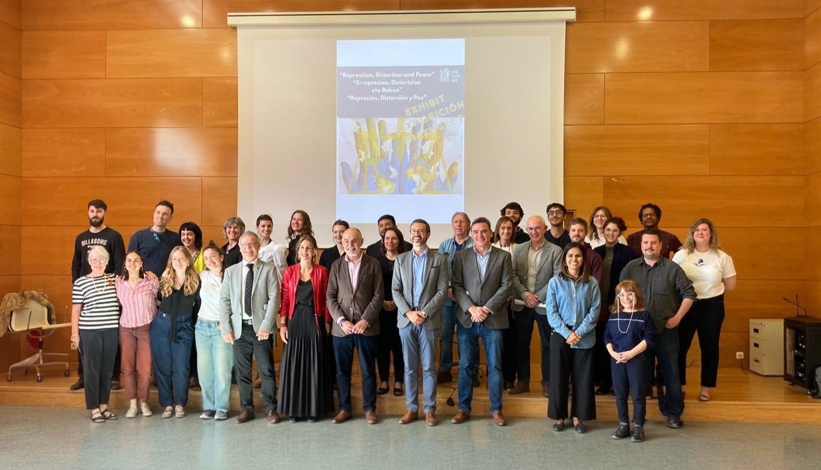 Inauguración de la muestra.