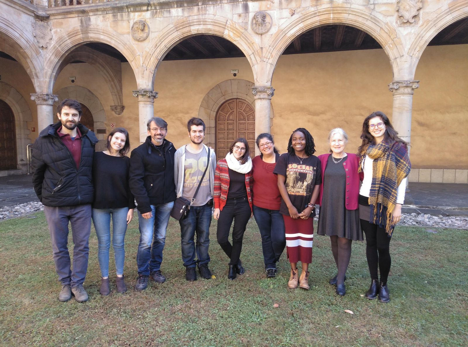 The students, with Sharyn Roach Anleu.