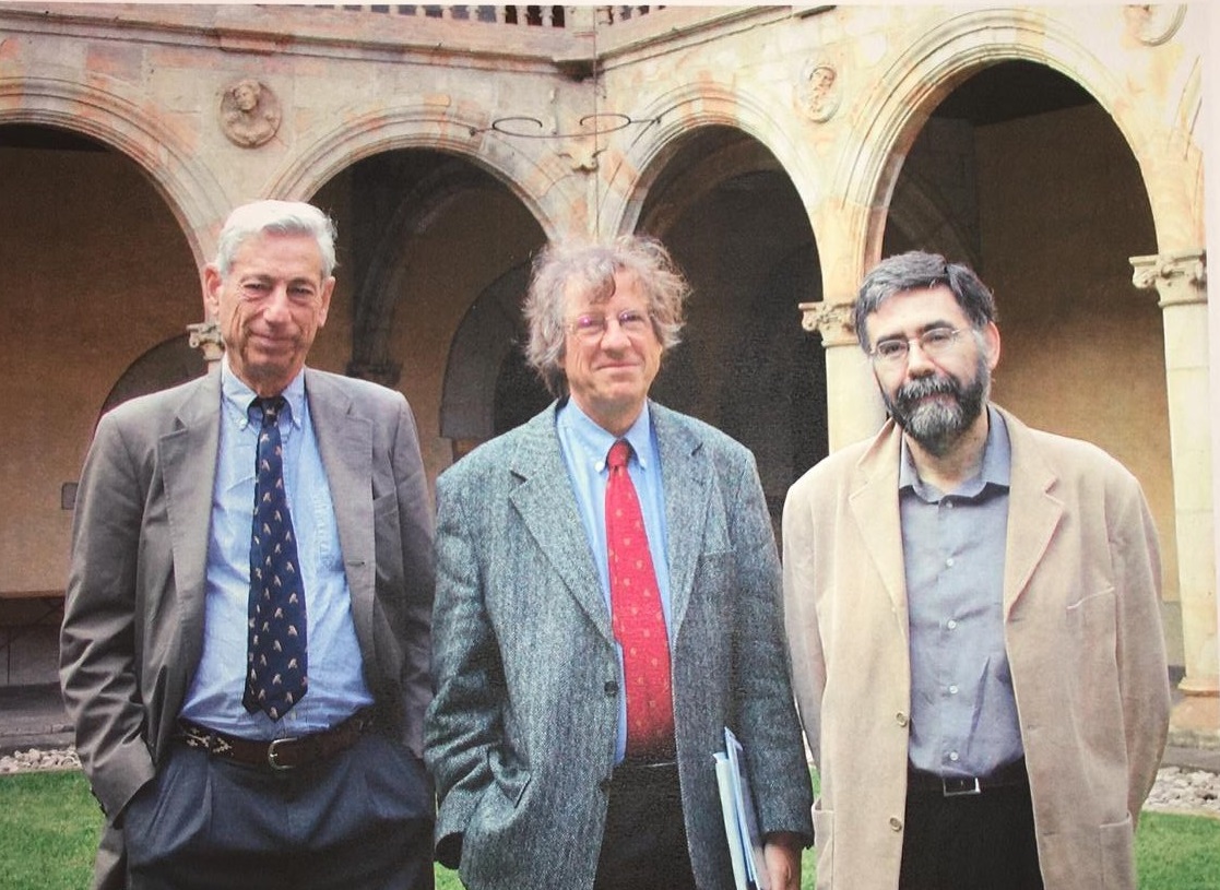 Bill Felstiner, Volkmar Gessner y Manuel Calvo.