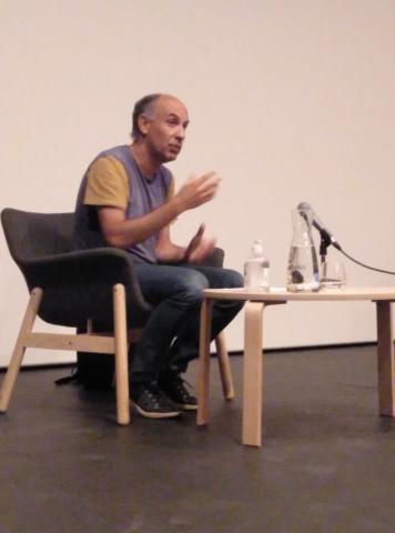 Ignacio Mendiola, durante la charla.