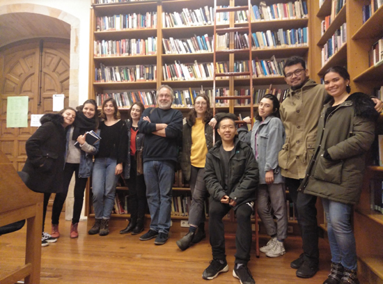 The students, with Trevor Purvis. The students, with Trevor Purvis.